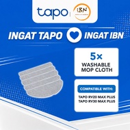 TP-Link Tapo Robot Vacuum Washable Mop Cloth RVA301 (5 Pcs) For Tapo RV30 Max Plus/RV30 Max/RV20 Max