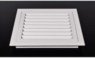 หน้ากากระบายลมสี่เหลี่ยมเหล็กสีขาว 14 นิ้ว (Return Air Louver)