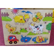 Wooden Puzzle Animal (WP9029-36)