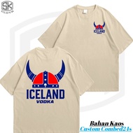 Iceland Vodka T-Shirt V3 Men's and Women's Custom T-Shirt combed 24s