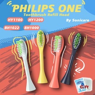 4 pcs For Philips Electric Toothbrush Head Replacement  Only Suitable For HY1100 ONE Series BH1022 Fine Soft Bristles