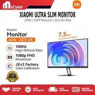 Xiaomi Mijia A24i A27i & G27i Gaming Monitor | 24”/27” IPS FHD | 100Hz / 165Hz | 1ms / HDMI + DP