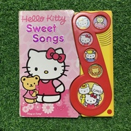Board Book Hello Kitty Sweet Songs (Sound off) - Buku Preloved Anak