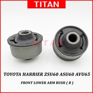 (1pc) Front Lower Arm Bush Big 48655-06080 Toyota Harrier Zsu60 Zsu65 Asu60 Avu65 [2013~20]