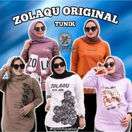 Kaos Zolaqu Tunik Original Model Oval Kaos Tunik Wanita Terbaru Kaos