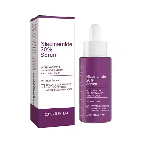 20% Niacinamide B3 Concentrated Serum for -Aging, Minimizing Large Pores & Discoloration, -Free, 0.6