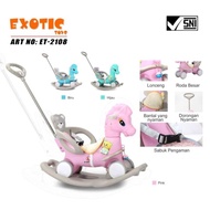 EXOTIC Horse Ride On Toys 3in1 Pony Horse ET-2108