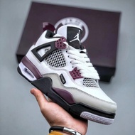 Shoe Grade AJ4 Big Paris Violet Black Cat Electric Female Yellow University Blue Joe 4 Men Women Spo