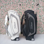 Titleist Golf Bag Pu Waterproof Multi-Function Ball Bag With Wheels Large Capacity Golf Bag