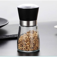 Manual Glass Salt Pepper Mill Grinder Spice Grinding Bottle Multifunction Seasoning Bottle