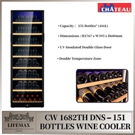 [SG Seller]CHATEAU CW 1682TH DNS 151 Bottles Wine Cooler  Large Wine Coolers