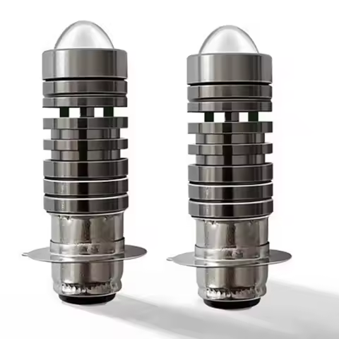 H4 P15D LED Motorcycle Light 3000K/6000K 12V Headlight Driving Bulb Universal Auxiliary Spotlight La