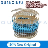 20PCS 2W Metal film resistor 1% 0.1R -2.2M 2.2R 4.7R 10R 22R 47R 100R 220R 470R 1K 10K 100K 2.2 4.7 