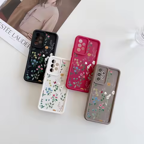 Plants Flowers Phone Case For OPPO A3X A5S A3S A12 A12E A9 A5 A31 2020 A52 A73 A92 A94 A57 4G A60 Fi