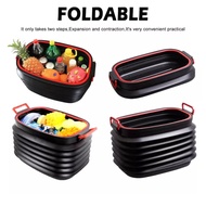 Black Car Boot Organiser Collapsible Storage Box Foldable Container ( with Lid 37L/60L )