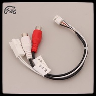 [8C11] 8P RCA RR RL Audio Output MaleFemale Plug Cable Android Car Radio Multimedia Universal TS10 T