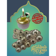 Pelita Raya Lampu Minyak Tanah Sangkut/Lampu Pelita Besi  -10PCS (1 PACK )+10  Sumbu Pelita