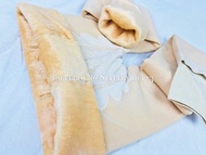 Stockings Perforated Sheet Fur Lining Cold Protection Wool Fabric 300 Grams Thick Grade A+ Black/Fle
