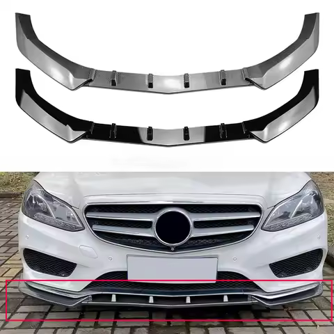 For Mercedes E-class 2013-2015 W212 AMG Coupe Line Car Front Bumper Spoiler Splitter Front Lip Shove