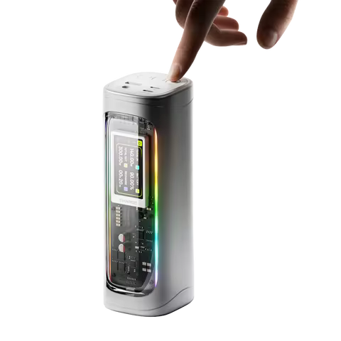 SHARGEEK 300 Power Bank 24000mAh 300W Fast Charging DC Port RGB Light Smart Display Laptop Portable