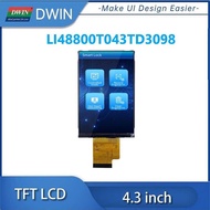 4.3 DWIN Inch 480x800 300nit ST7701S Driver IC IPS TFT LCD Display With RGB Interface