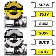 1PK Compatible Epson Heat Shrink Tube SU5S SU5Y SU3W SU3Y SU11S SU11Y 3.5/5/7/11mm Label for Epson L