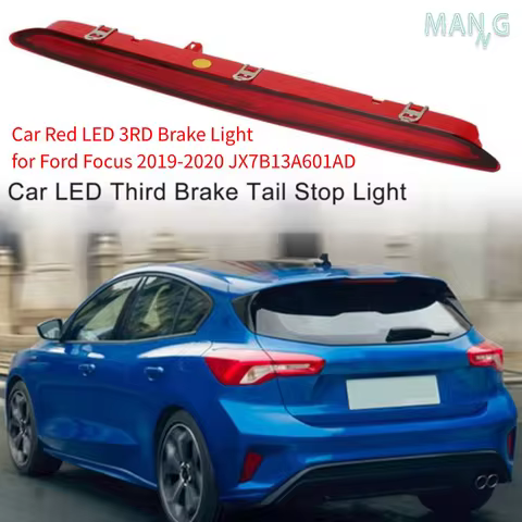 high Mount Brake stop Lights For Ford focus mk4 2019 2020 2021 2022 estate JX7B13A601AD Black LED Th