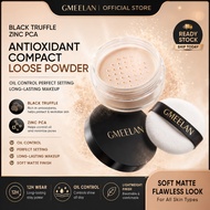 🔥 GMEELAN Black Truffle Zinc PCA Compact Loose Powder | Oil Control, Antioxidant, Smooth Setting & L