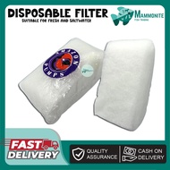 Aquarium Tank Disposable Filter Wool Pad AF2 Filtration Removal of Particles from Aquarium