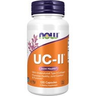 NOW Foods Supplements, UC-II Type II Collagen with Undenatured Type II Collagen, 120 Veg Capsules