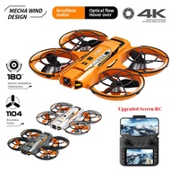A21 PRO Drone with 180° Electric Adjustable 4K HD Camera WiFi Light Flow Drone Brushless Motor Obsta