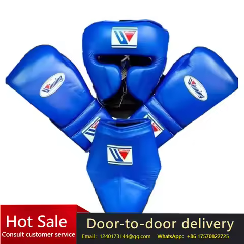 Professional Winning Boxing Gloves Leather Set Winning Boxing Gloves Real Cowhide Leather Boxing Spa