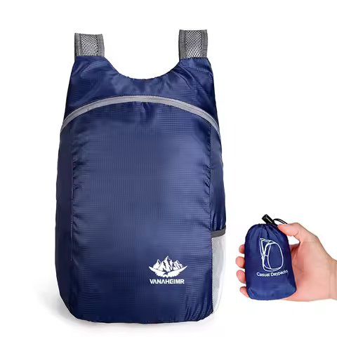 15L Lightweight Packable Backpack Foldable Ultralight Outdoor Folding Backpack Travel Daypack Bag Sp