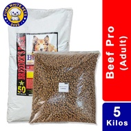 Beef Pro Adult Dog Food (5 Kilos/Repacked) by FurrWhitePetsShop