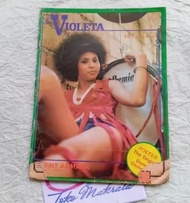 majalah hiburan VIOLETA no. 157 cover Rini asmara + 2 poster jadul lawas lama