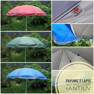 TENDA Jumbo Anti-UV Tent Beach Umbrella 42''(210cm) Double Layer (2 layers) Original Osaka/Nagoya