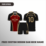 Bastard Munchen Kaiser Cosplay Anime Blue Lock Jersey Free Custom Name and Number