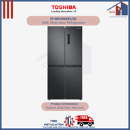 Samsung 468L Multi-door Refrigerator, 2 Ticks RF48A4000B4/SS