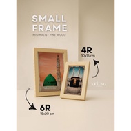 Tiny 4R & 6R Photo Frame | Aesthetic Mini Wooden Frame | Minimalist Table Display Frame
