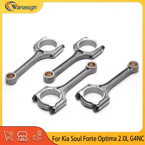 Engine Parts Connecting Rod Set Fit 2.0 L L4 Gas G4NA G4NC For Hyundai Tucson Kia Soul Forte Optima 