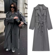 Gray Winter Woolen Coat 79705 (TENC) Winter Coat Woman Long Coat Woman