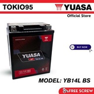 YUASA YB14L-BS YB14L YB14 GEL BATTERY CB1000 CB1100 F CX650 KZ1000 ZX750 F VN700 A CBX750P Old Vulca