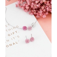 October Birthstone Graduation Set in 925 Sterling Silver with Swarovski Crystals