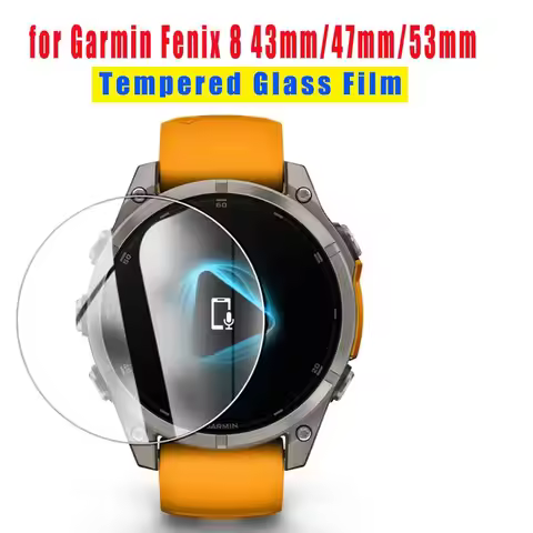 1-5 Pcs Screen Protector for Garmin Fenix 8 43mm/47mm/53mm AMOLED Solar Accessories Tempered Glass F