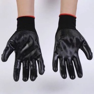 Nylon Nitrile dipped gloves.12pcs.