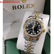 Rolex date just jam tangan perempuan automatic watches fordiameter with free box stainless Steel jam