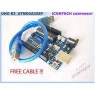 UNO ATMEGA328P Arduino UNO R3 COMPATIBLE MODEL FREE CABLE ARDUINO