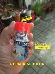 Cal Chicks vitamin anti lumpuh tulang Kalsium Untuk Ayam 1000 Tablet