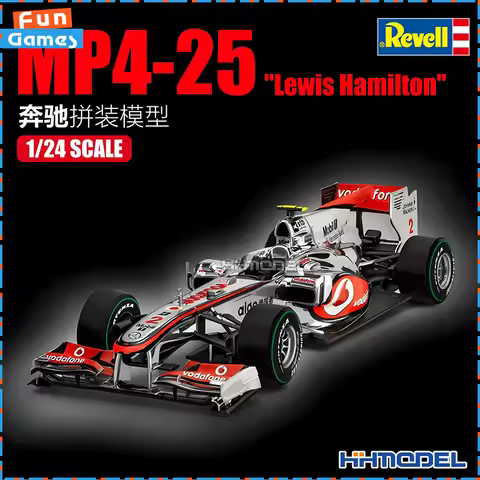 Genuine Revell 07096 Mercedes MP4 25 F1 Racing Car 1/24 Mini Scale Replica Assembly Car Model Exquis