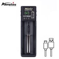 Alonefire M1 AA/AAA sạc pin có thể sạc lại 1.2V/3.2V/3.7V Nimh 18650/26650/16340/10440 Bộ Sạc Pin Li